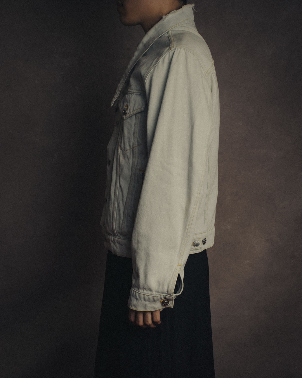 -SPECIAL- “BALENCIAGA” 2017-2018 swing denim jacket