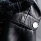 "Dolce & Gabbana" Silver stud design leather 2way coat