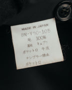 -SPECIAL- “Y’s” 90’s long tailored leather-trimmed vest