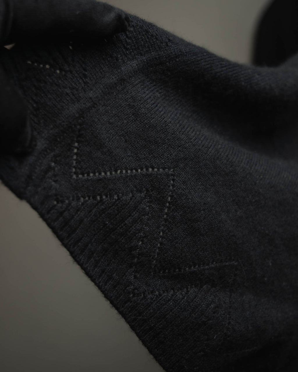 "Christian Dior" 90's-00's Open front wool silk pointelle knit cardigan