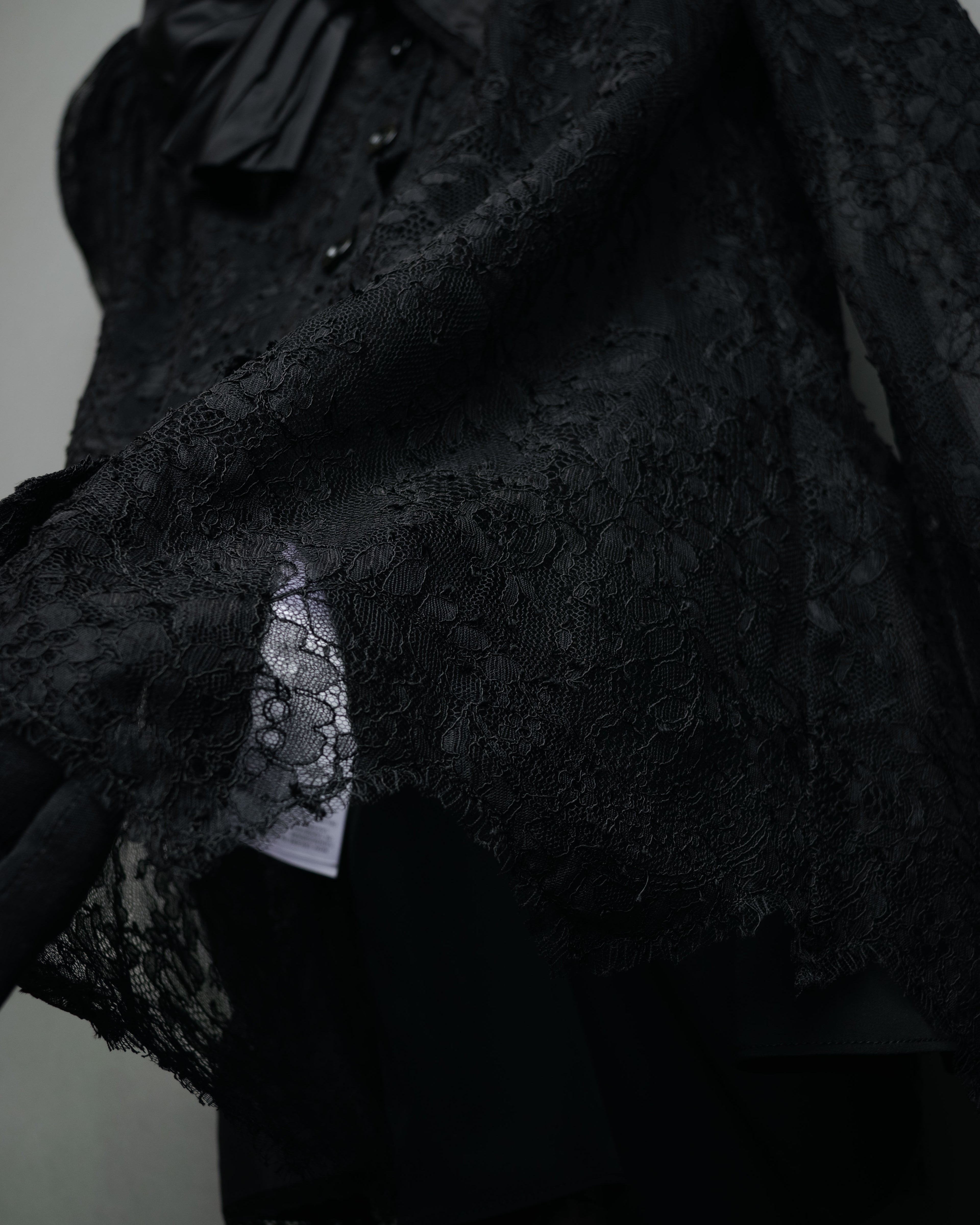 -SPECIAL- “GUCCI“ 2017-18 Fall winter lace bow blouse