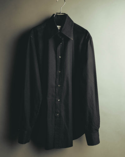 "ARMANI COLLEZIONI" 00's Textured stripe dress shirt