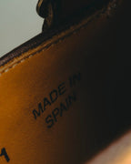 “Berwick 1707” 2010’s Patina aniline leather double monk shoes
