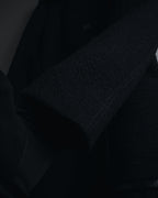 –SPECIALS– "LOEWE" 2017-2018 Minimal a-line calfskin piping coat