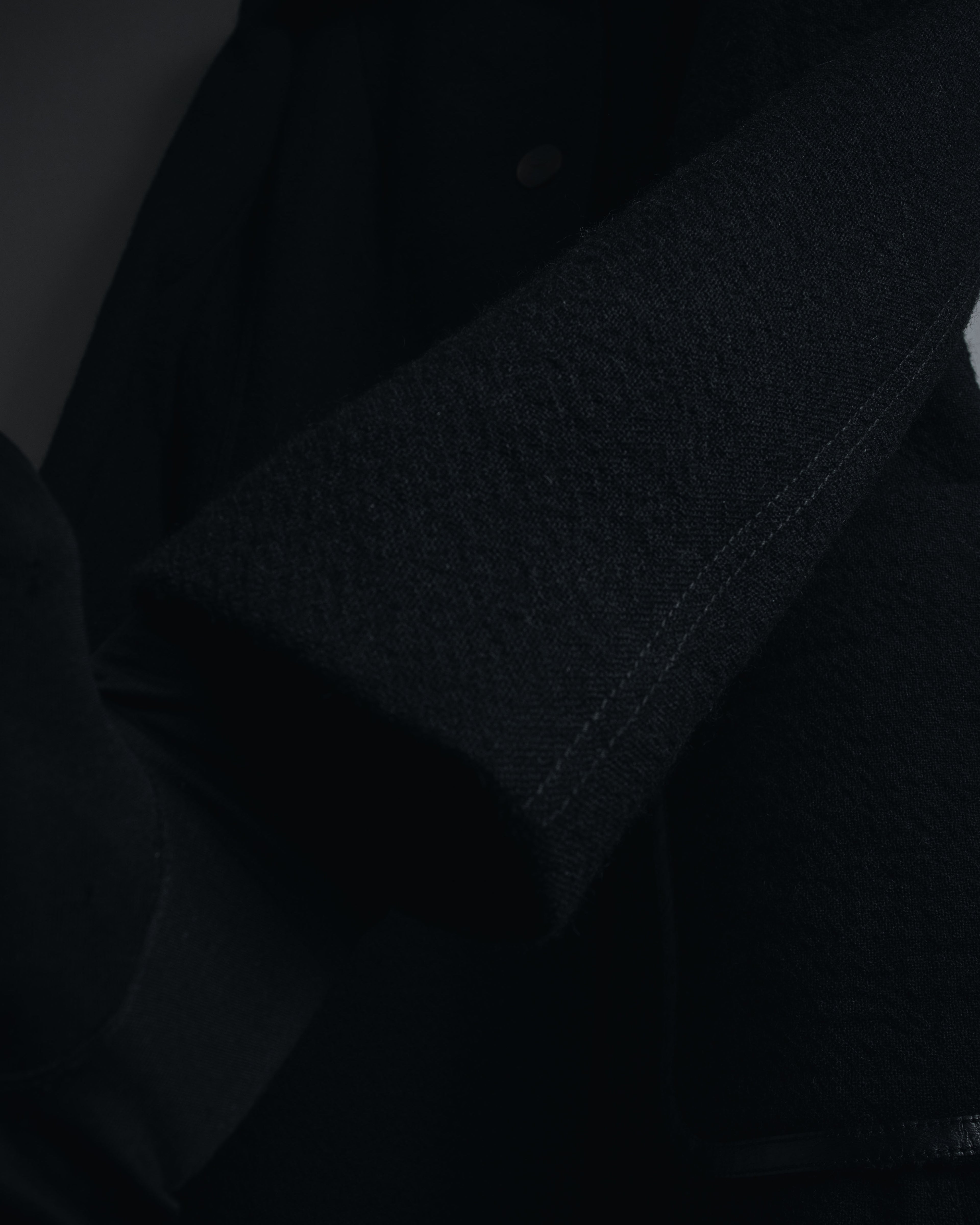 –SPECIALS– "LOEWE" 2017-2018 Minimal a-line calfskin piping coat