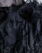 "BOTTEGA VENETA" Organza & fringe design sleeveless dress