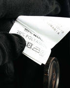 -SPECIAL- "DRIES VAN NOTEN" 10's Sculptural wide lapel double breasted wool coat