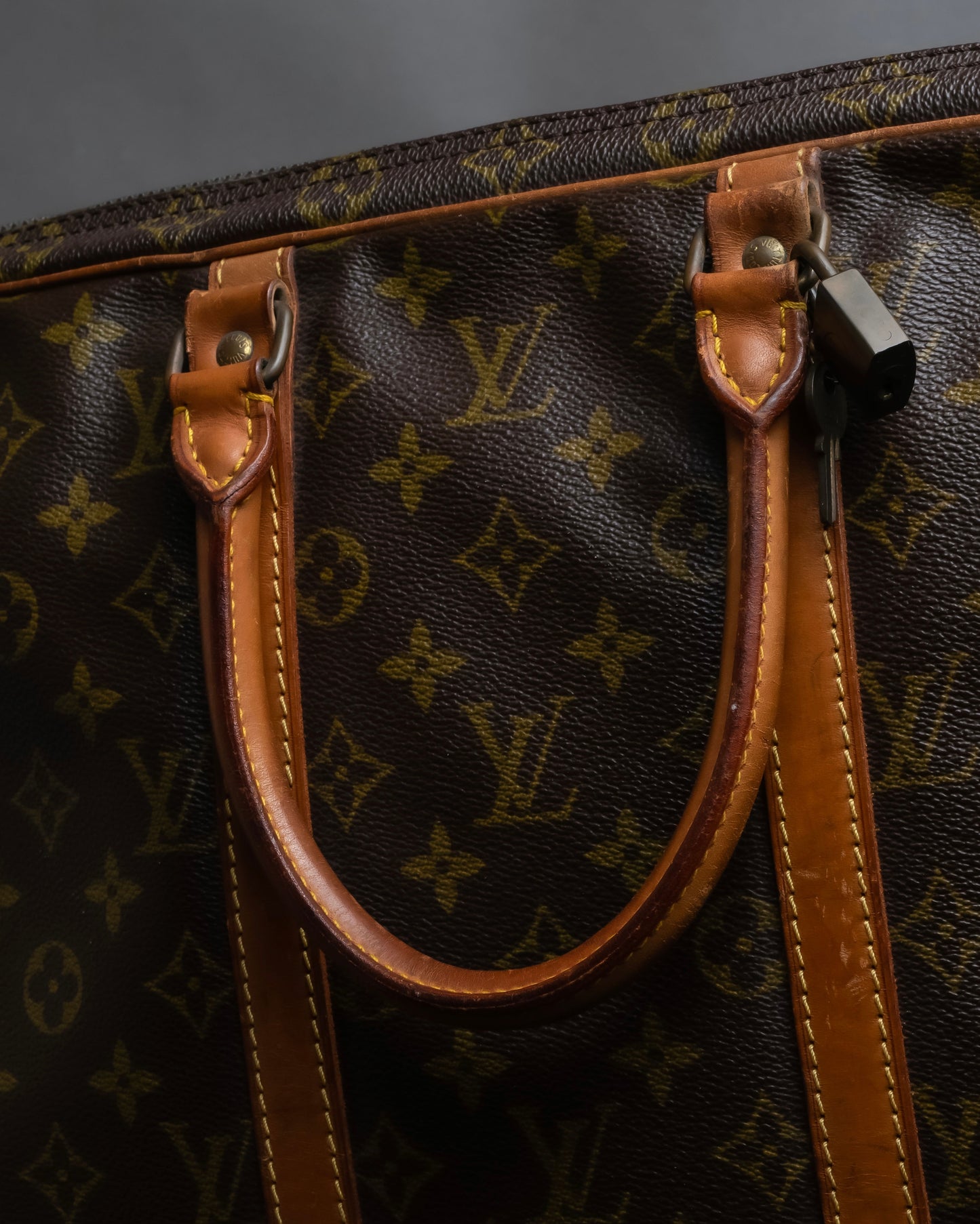 "LOUIS VUITTON" Porto document voyage leather bag