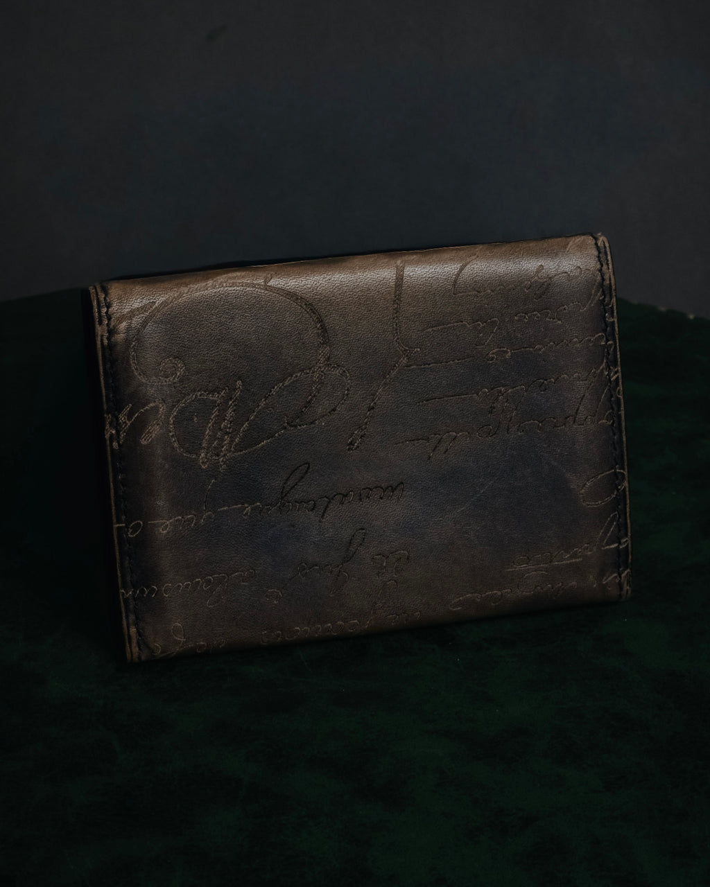 "Berluti" 2012-2018 Scrit patina Venezia leather card case