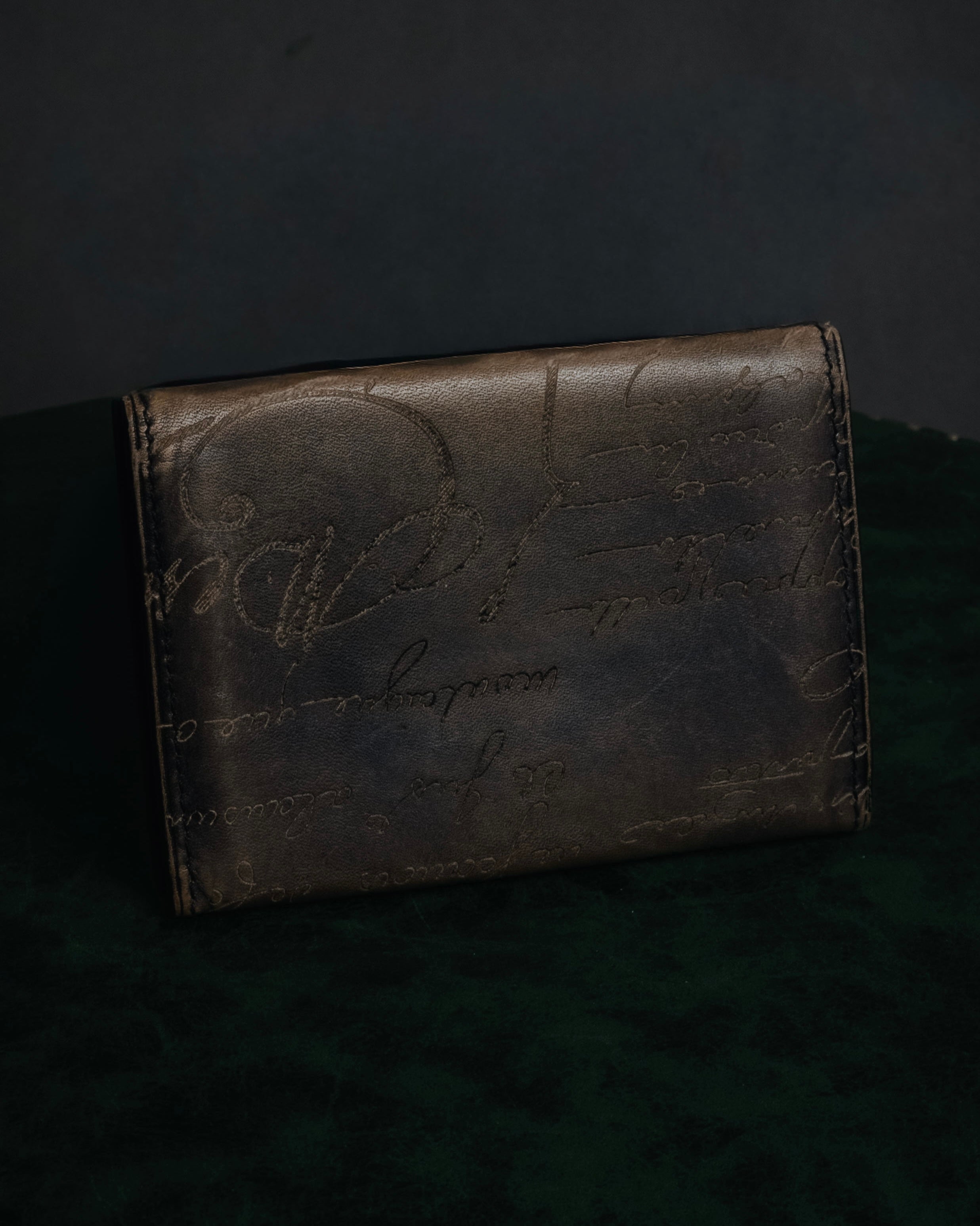 "Berluti" 2012-2018 Scrit patina Venezia leather card case