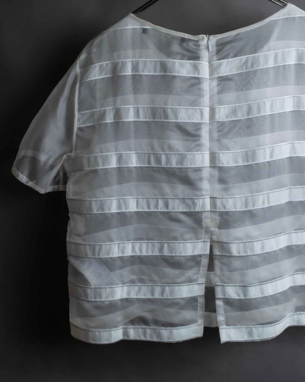 "Weekend Max Mara" Box silhouette silk organza pullover