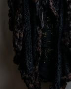 "FENDI" 1970's oversized astrakhan fur coat