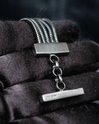 "Ferragamo" Gancini motif five row bracelet