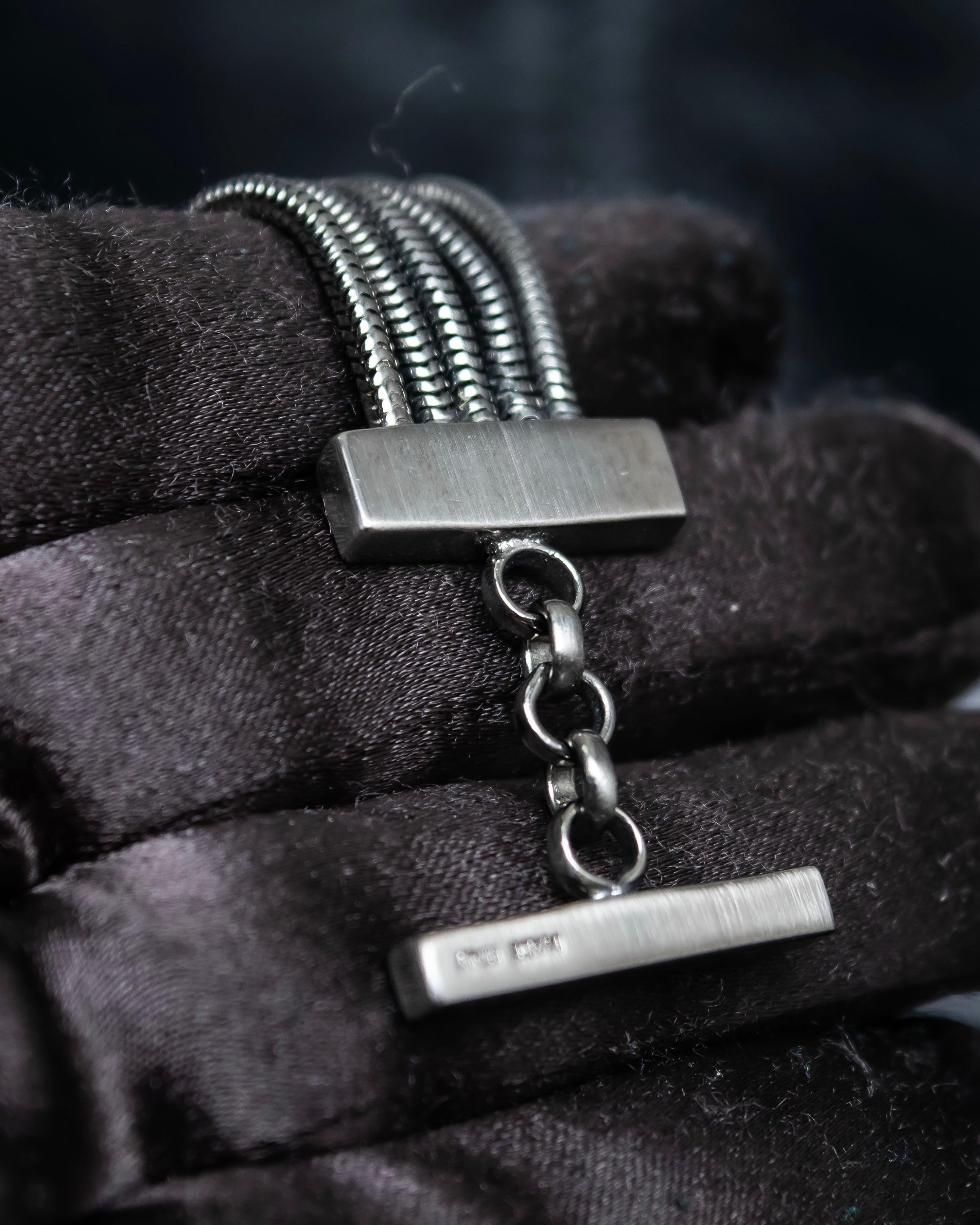 "Ferragamo" Gancini motif five row bracelet