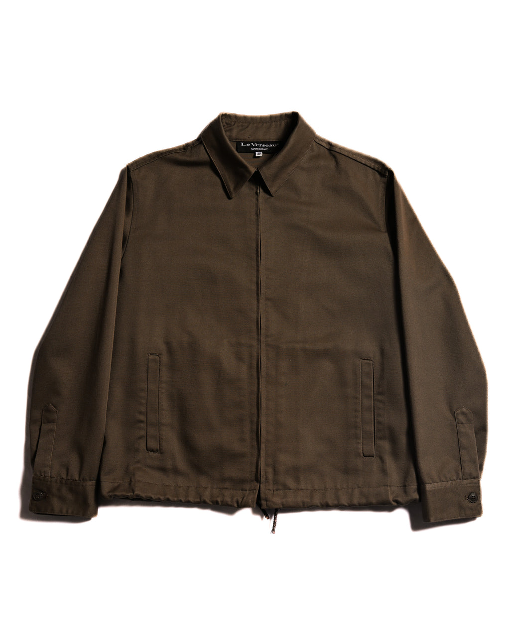 VINTAGE/ Short Length Cotton Jacket Brown