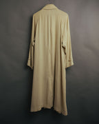 -MOOD Vintage Collections- 80’s-90’s Silk rayon drape long coat