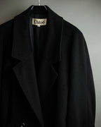 "Chloe" Peak lapel classically tailored chester coat