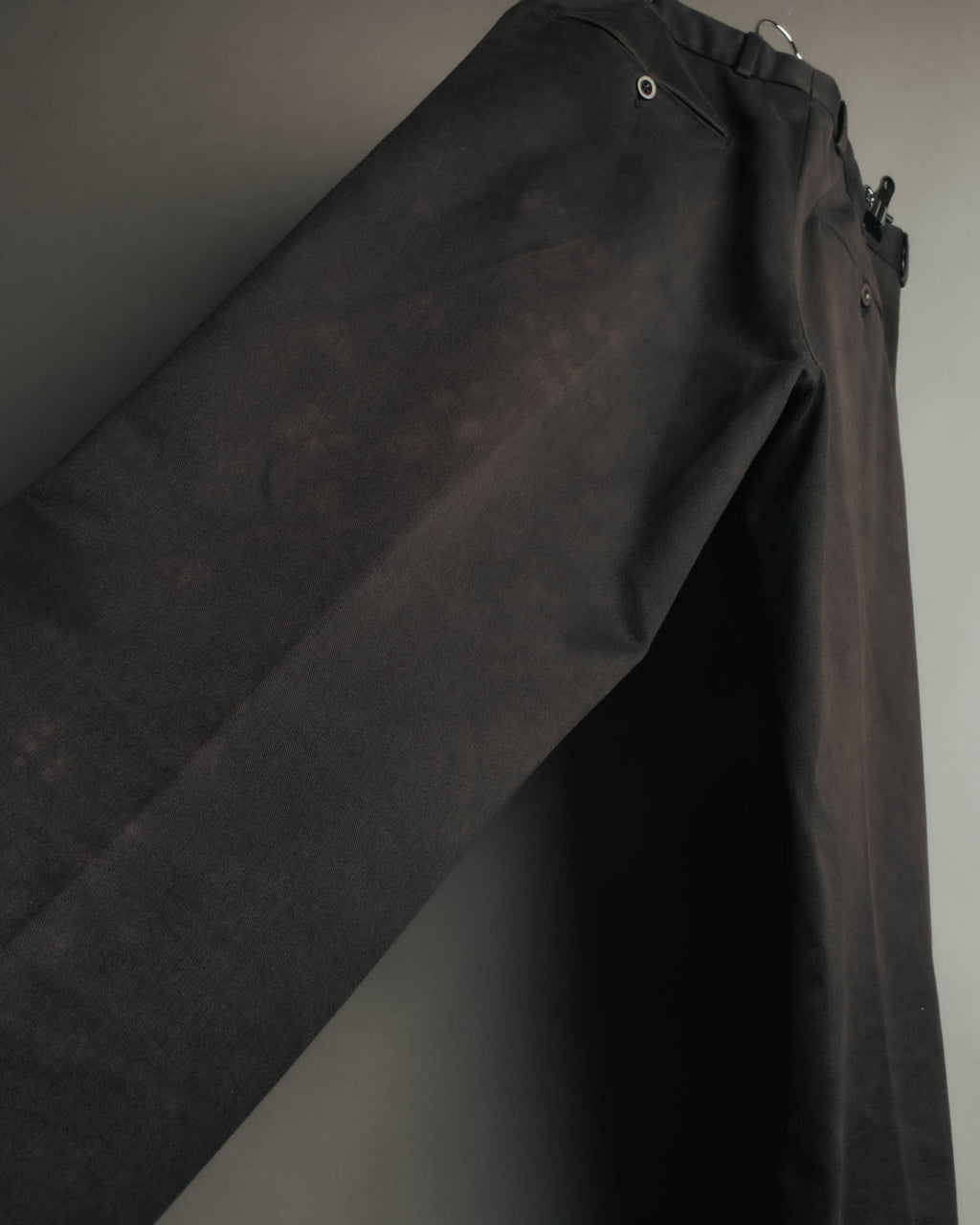 -SPECIAL- "Hermès" 90's-00's Refined cotton trousers