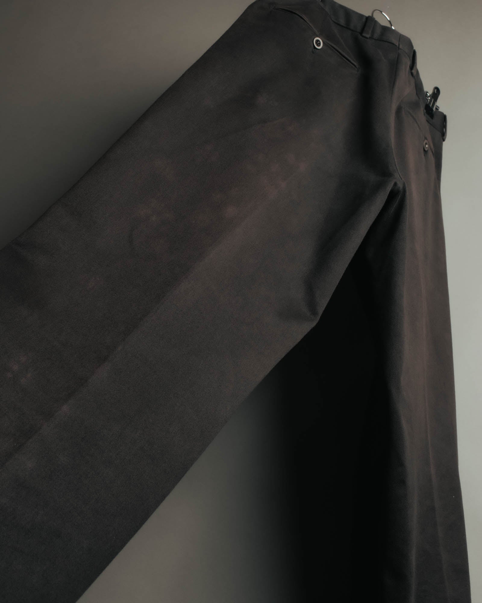 -SPECIAL- "Hermès" 90's-00's Refined cotton trousers