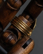 "GUCCI" Interlocking G rhinestone design dome-shaped ring