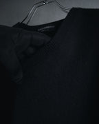 "Dolce & Gabbana" Minimal v-neck fine knit sweater