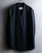 "MAISON MARGIELA" 20AW No-collar design wool tailored jacket