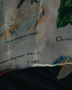 –SPECIAL– "Christian Dior"
00’s historic collage-print silk chiffon large stole