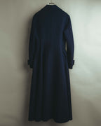 -SPECIAL- “Christian Dior” 2017 AW Navy double breasted A line long coat