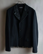 "tricot COMME des GARCONS" 
2001AW Lace-switched design tailored jacket