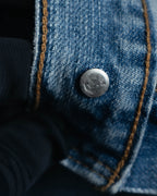 -MOOD MILLÉSIMES- 00’s softly faded loose straight denim pants 569 by “Levi’s”