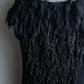 "BOTTEGA VENETA" Organza &amp; fringe design sleeveless dress