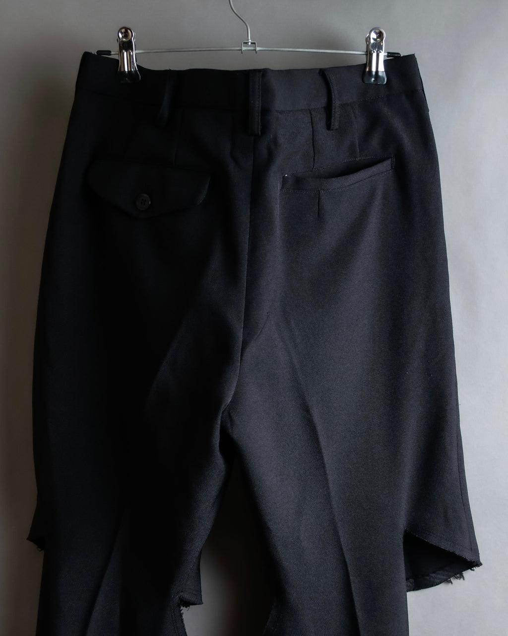 "COMME des GARCONS HOMME PLUS" 19SS Cut-off design slacks