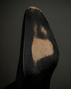 "PRADA" Apron stitch design long nose loafers