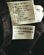 "Bottega Veneta" 90's-00's Sculptural tailored long coat