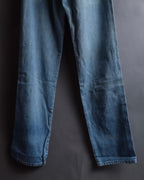 "JEAN PAUL GAULTIER JEANS" Beautiful fade button fly straight denim