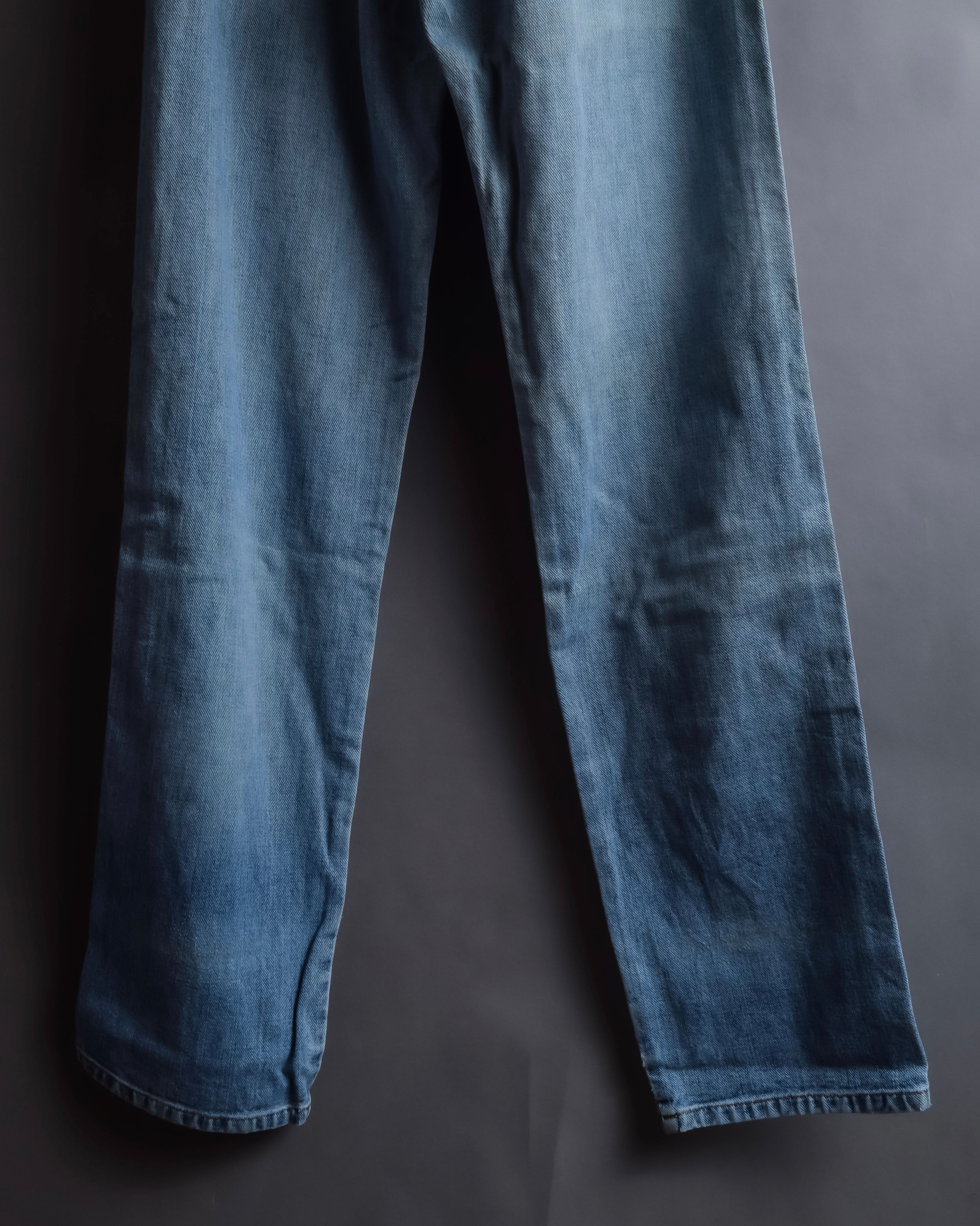 "JEAN PAUL GAULTIER JEANS" Beautiful fade button fly straight denim