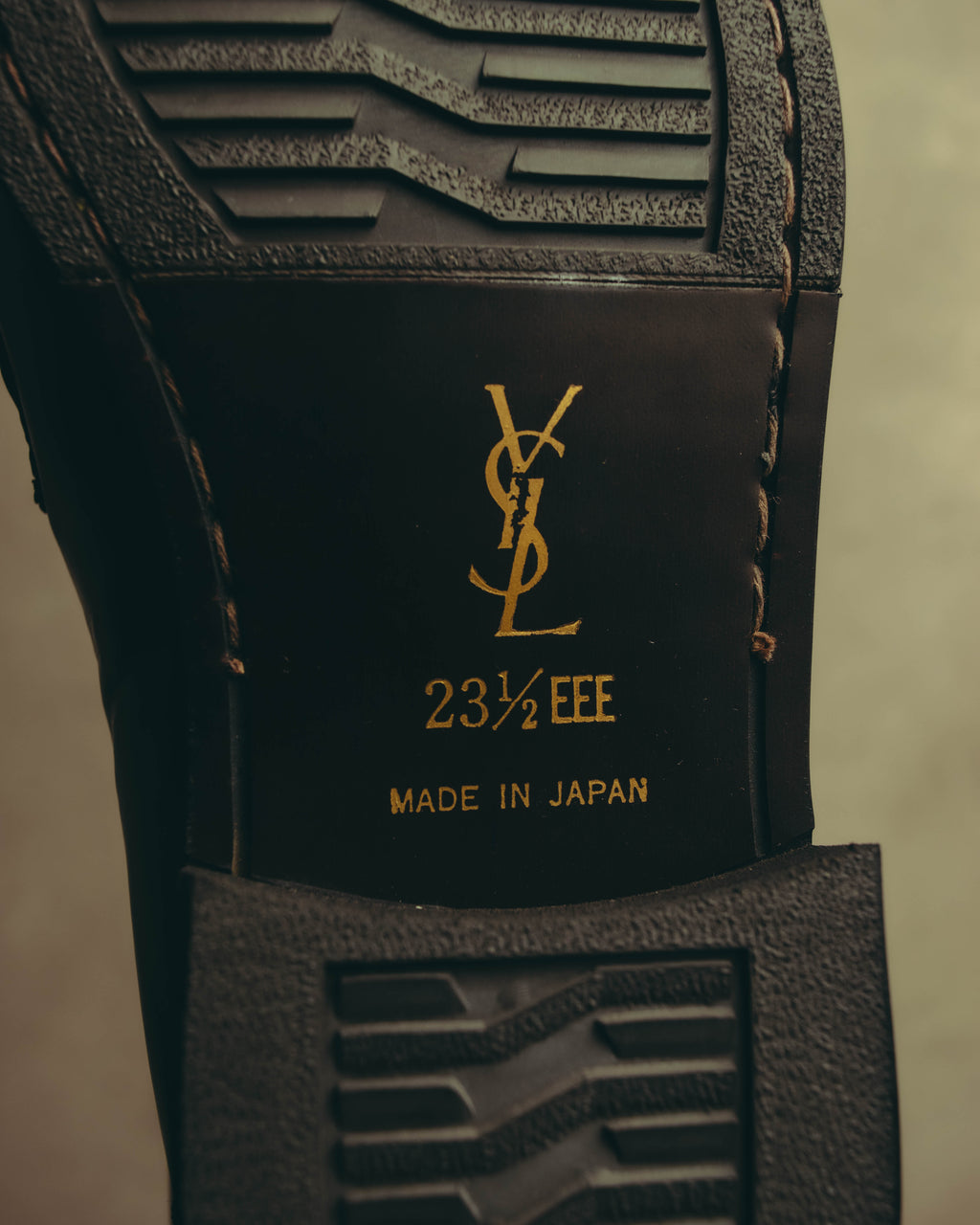 "Yves Saint Laurent" 90's-00's Tassel bit leather loafers