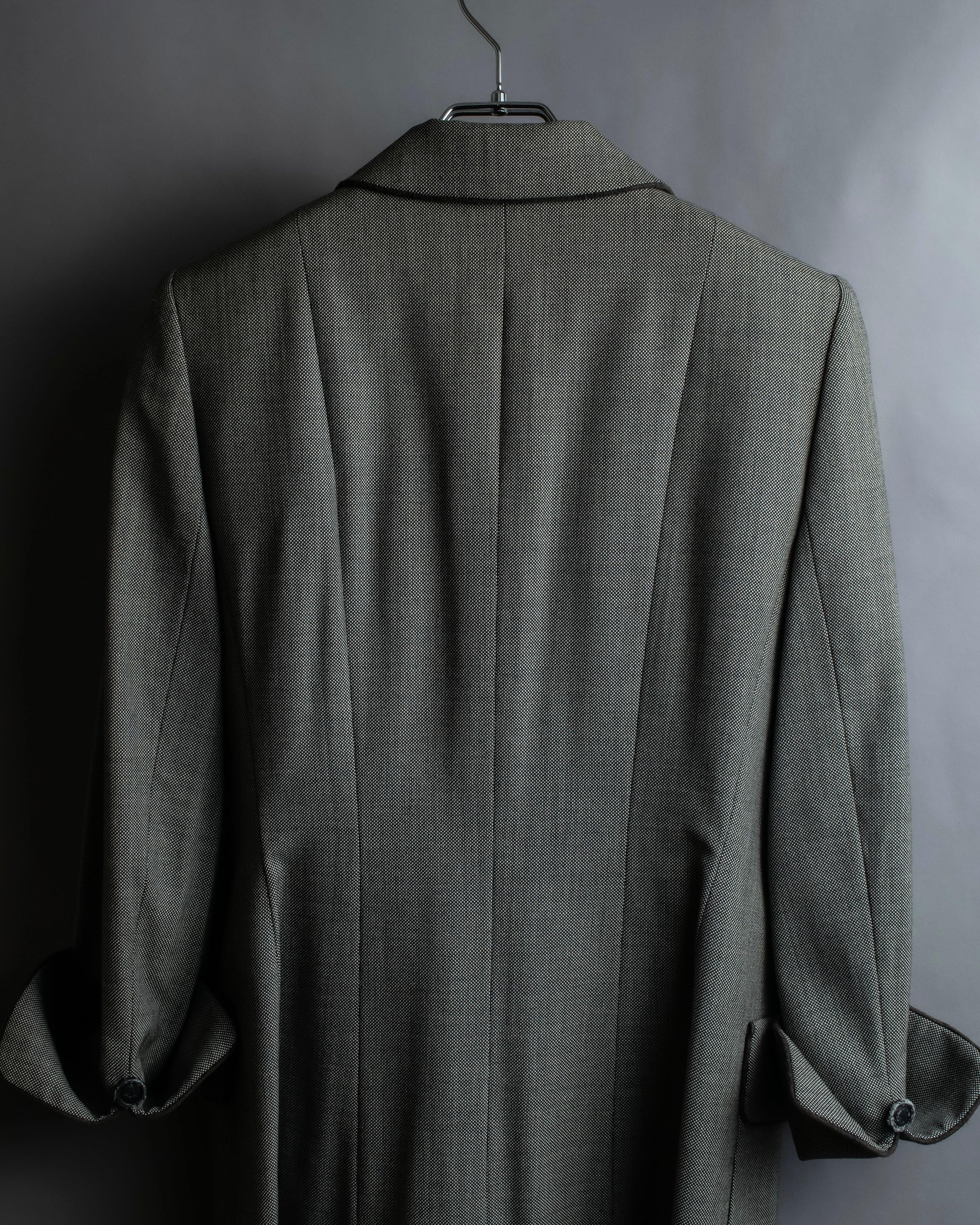 "Christian Dior" Flap pocket detail military tailored jacket