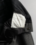 "PRADA" Sharkskin wool minimal tailoring set up