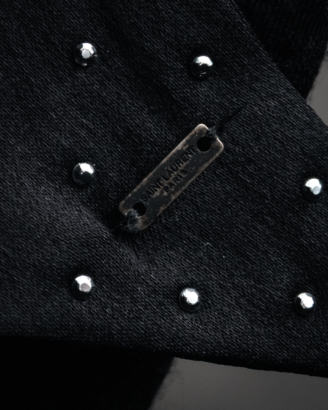 –SPECIAL– “SAINT LAURENT PARIS”
2013-2016 Studded silk ribbon tie