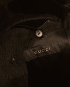 –SPECIAL– "GUCCI" 09-12’s Classically tailored llama-blend Chesterfield coat