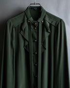 "GUCCI" Tab design bowtie blouse