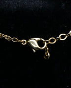 "BURBERRYS" Equestrian logo engraved motif necklace