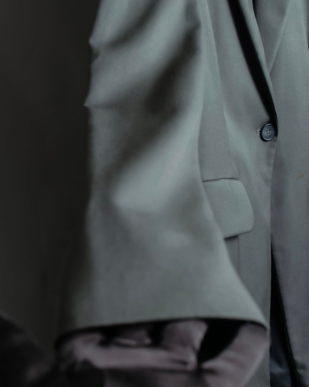 "MM6 MAISON MARGIELA" Wrap front oversized tailored jacket