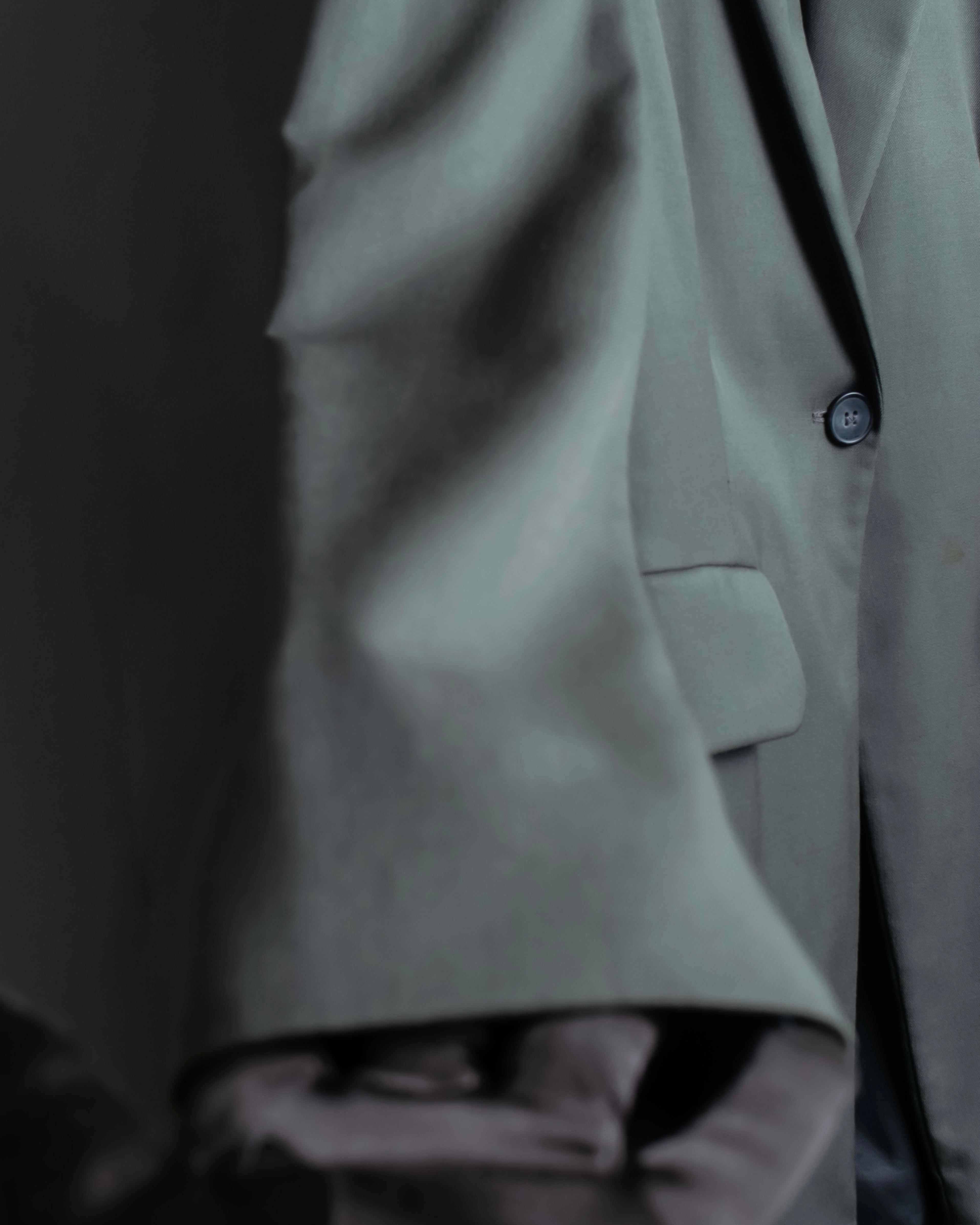 "MM6 MAISON MARGIELA" Wrap front oversized tailored jacket