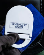 "GIVENCHY SACS" Logo parts design leather combination shoulder bag