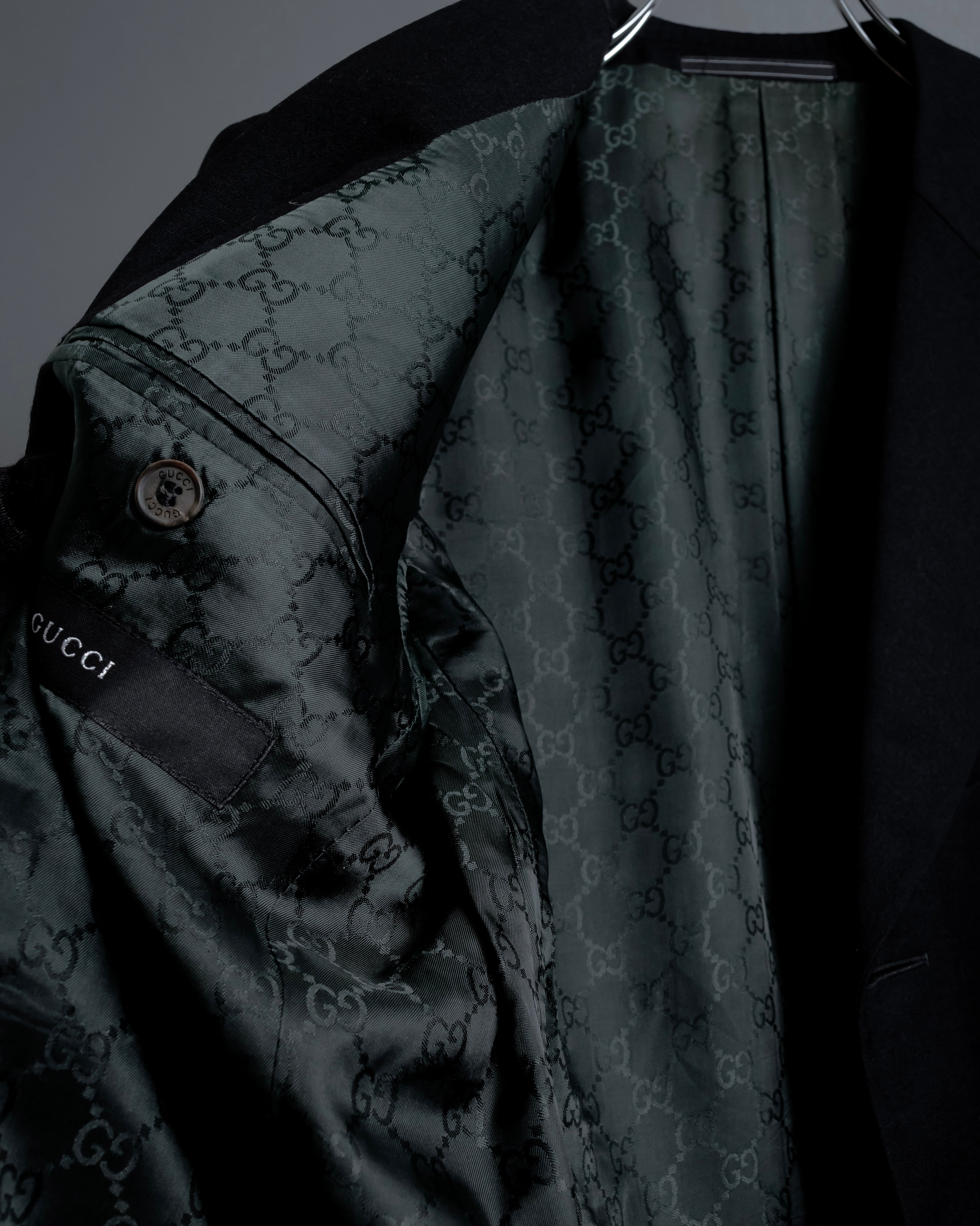 "GUCCI" 90's Tom Ford period classical tailored jacket