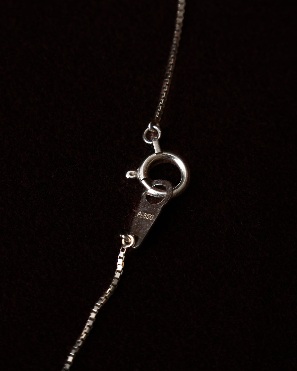 Pre-Loved/ Diamond(0.50ct) Cross Top Platinum Necklace