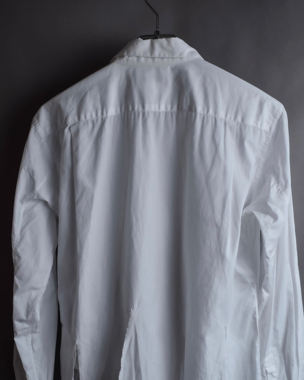 "COMME des GARCONS HOMME PLUS" 15SS Ripped cutting design cotton shirt