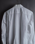 "COMME des GARCONS HOMME PLUS" 15SS Ripped cutting design cotton shirt